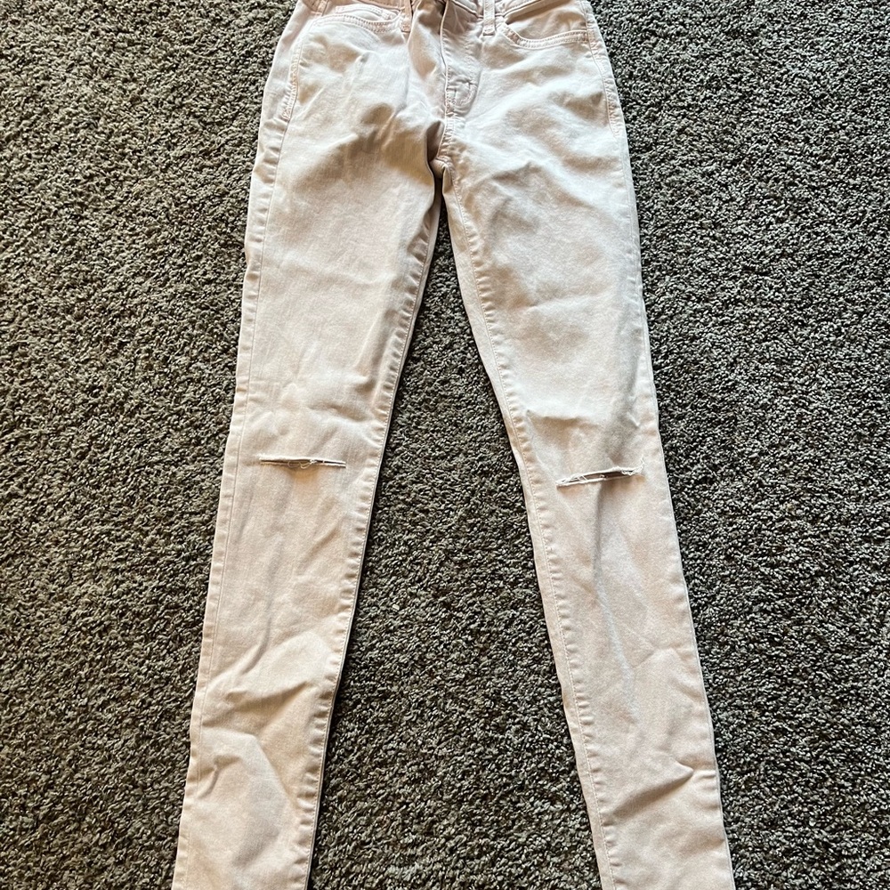 Light Pink Skinny Jeans